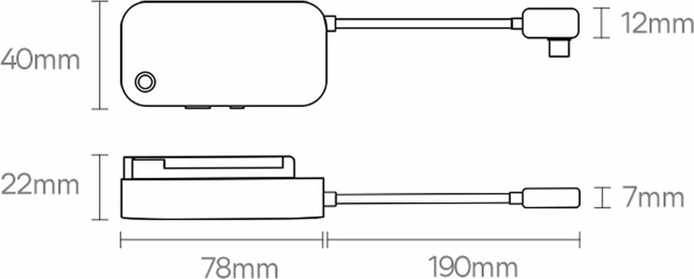 HUB Baseus PadJoy 6-në-1, USB-C, për tabletë/celular, Gri e errët