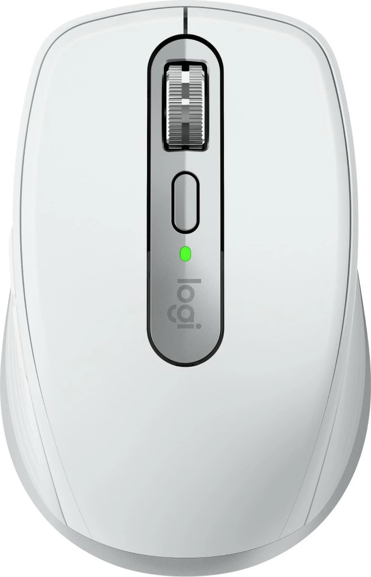 Maus Logitech MX Anywhere 3S, Djathtas, Laser, RF Wireless + Bluetooth, 8000 DPI, Gri, Bardhë