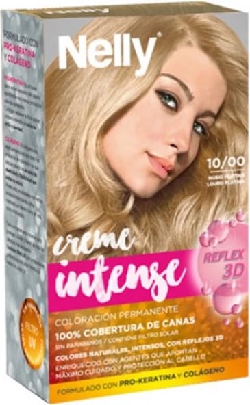 Ngjyrë për flokë Nelly Creme Intense Tint 10 Platinum Blonde unisex