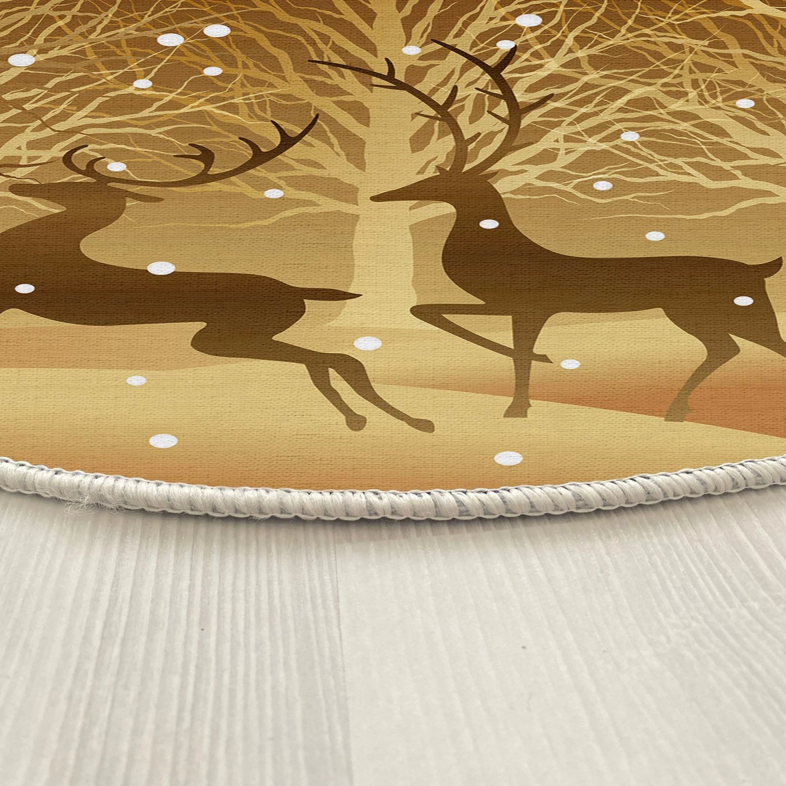 Qilim i rrumbullakët, ngjyrë ari, Conceptum Hypnose, Woopamuk451, 90 cm