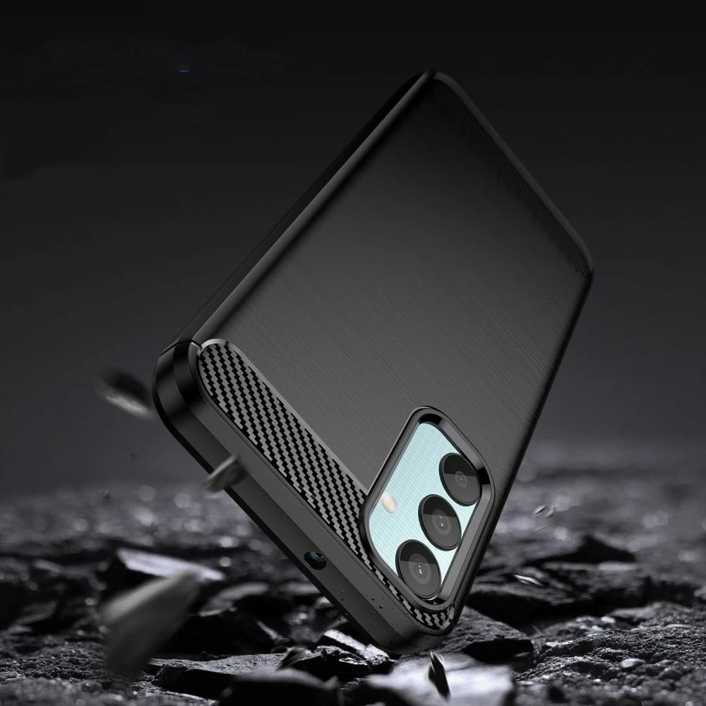 Mbështjellës Tech-Protect TPUCarbon për Samsung Galaxy M15 5G, i zi