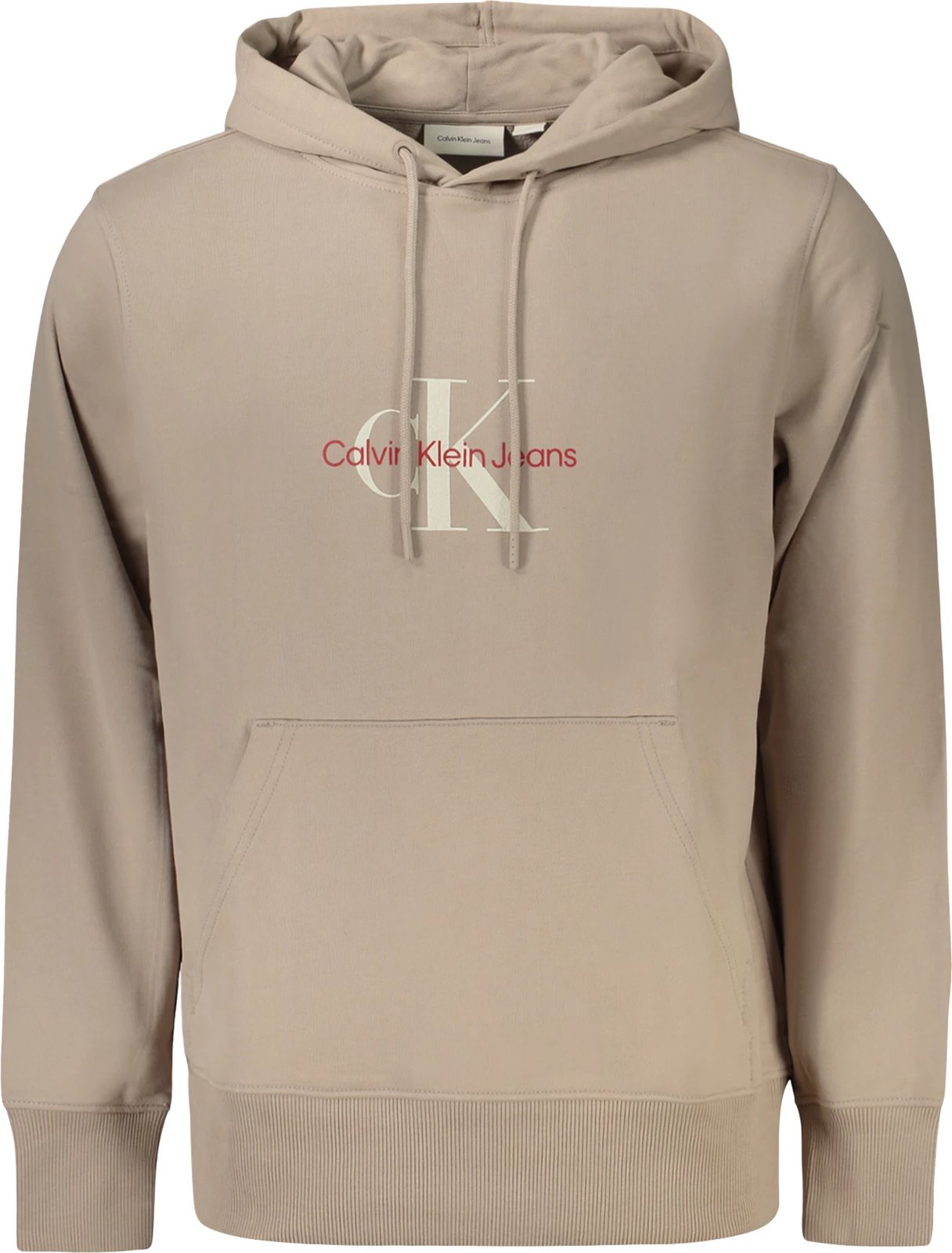 Duks për meshkuj Calvin Klein, pa zip, beige