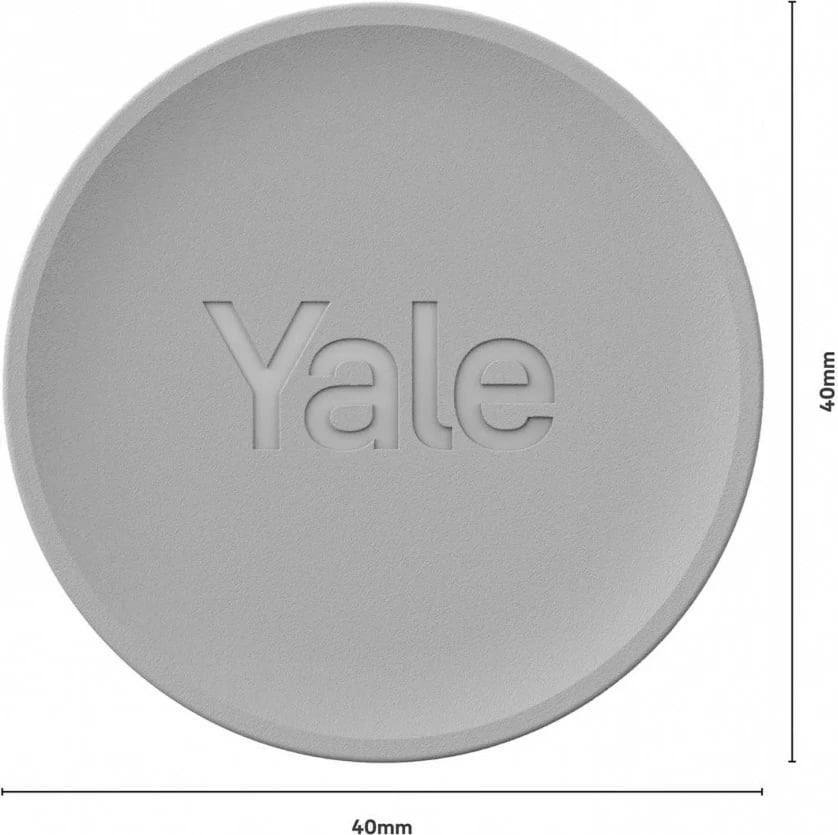Set 3 Yale Dot, YALE HOME, NFC/Bluetooth/WiFi, për bravë smart, Silver
