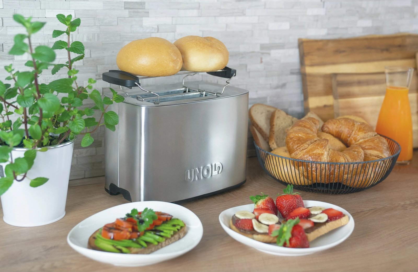 Toaster UNOLD Thommy, 2 feta, Inox Toaster UNOLD Thommy, 2 feta, Inox