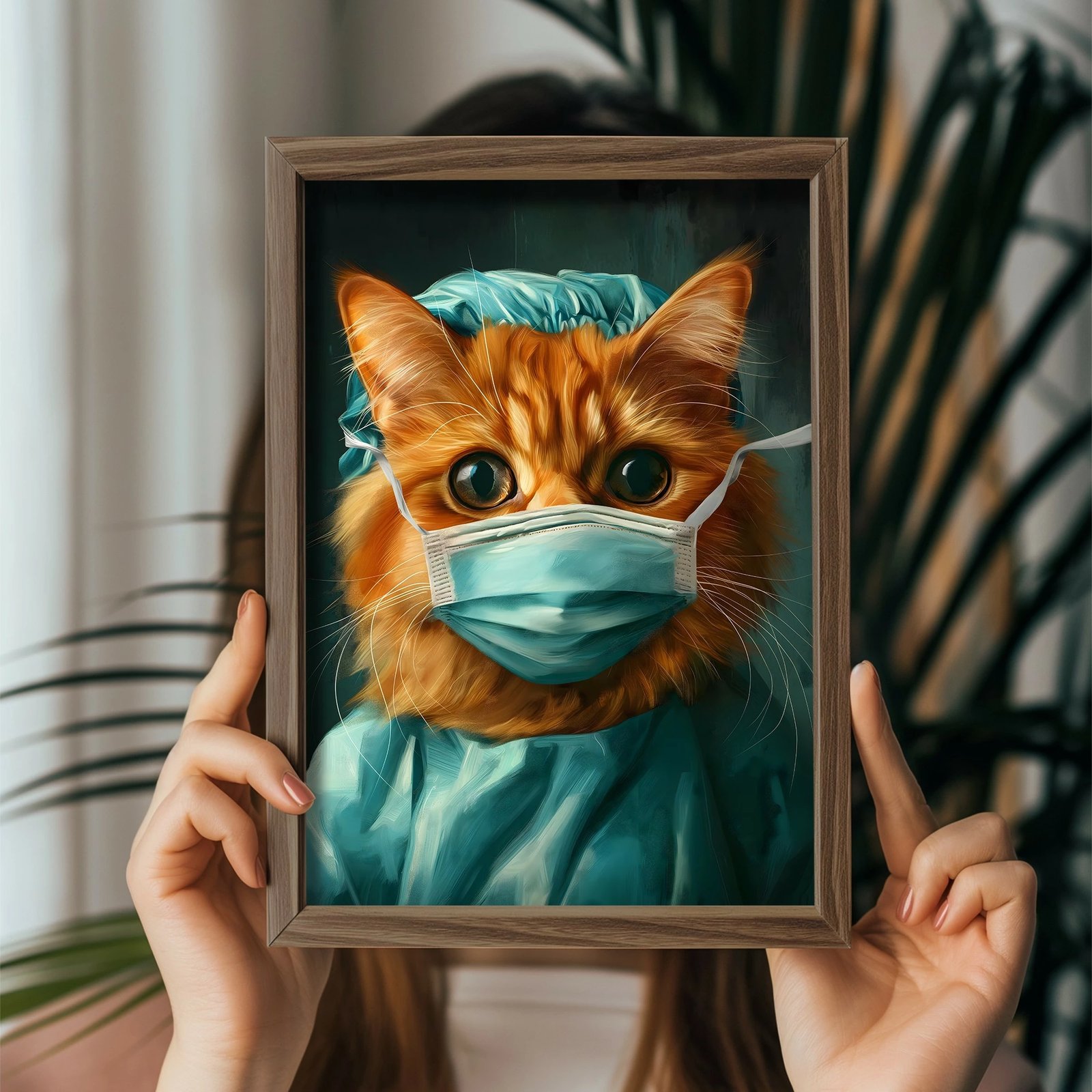 Pikturë dekorative me kornizë, MDF, Wallity, GE044-L, shumëngjyrëshe