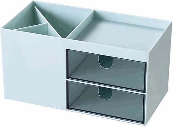 Organizues NEXT me 6 ndarje, plastikë cilësore, Blu