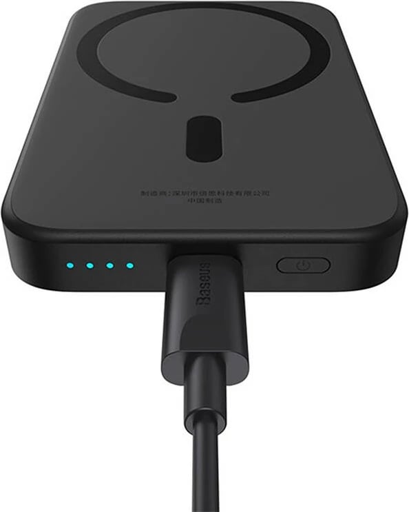 Powerbank Baseus Magnetic Mini 6000 mAh 20W, e zezë
