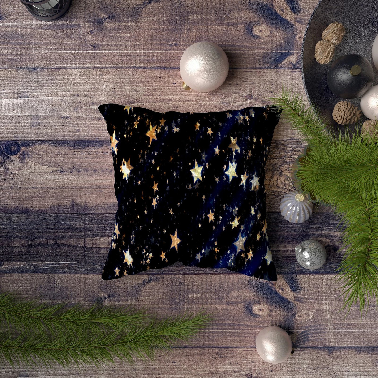 Jastëk dekorativ Aberto Design, NYXMAS041, shumëngjyrësh, 43x43cm