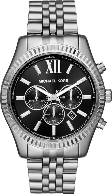 Orë dore për meshkuj MICHAEL KORS Lexington, argjend