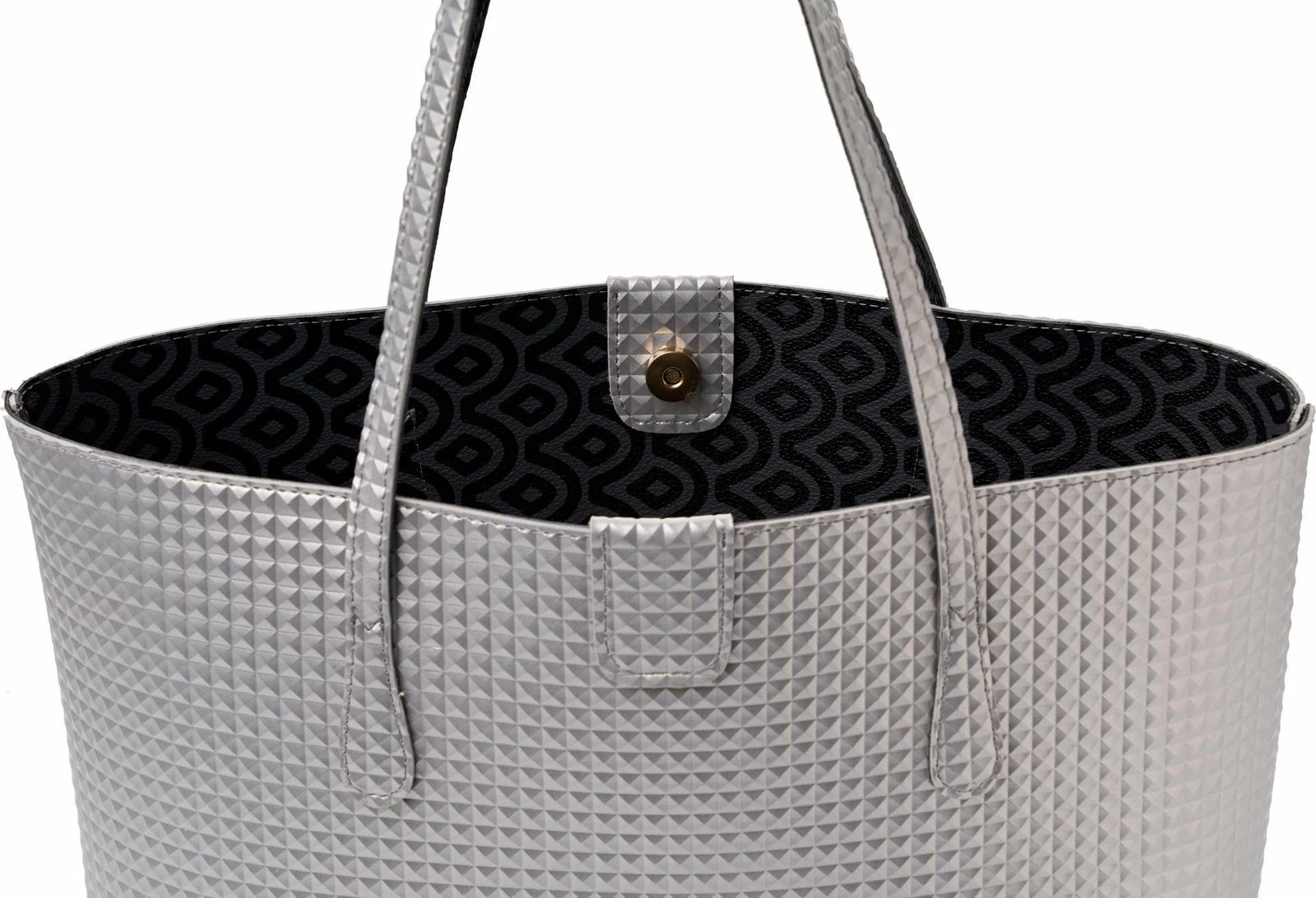 Çantë tote Lucky Bees, ngjyrë argjendi, 1238 Prm