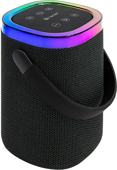 Altoparlant portativ, Tracer Stripe XL TWS BT RGB (TRAGLO47615), 10W RMS, Bluetooth 5.3, IPX5, FM radio, 1800 mAh/deri 4 orë, i zi