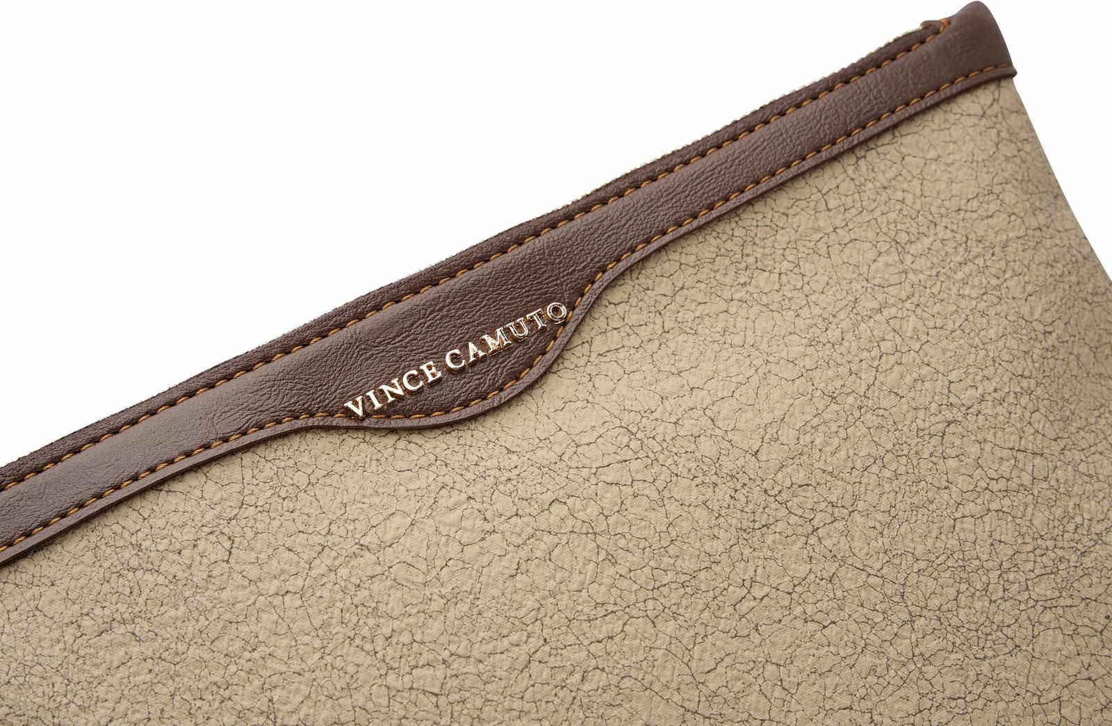 Çantë dore clutch, ngjyrë kafe, Vince Camuto, Terni