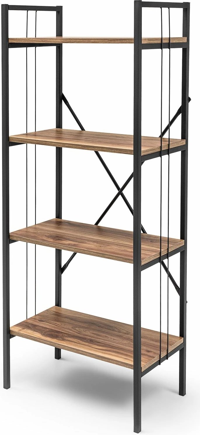 Raft librash Skye Decor, ngjyrë lis dhe gri, Ggmbtlktp001