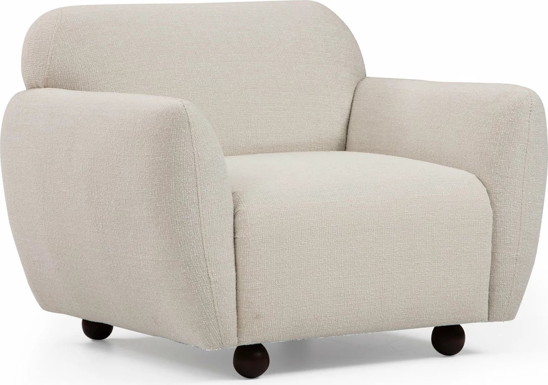 Karrige krahu Eddy, krem, Atelier del Sofa