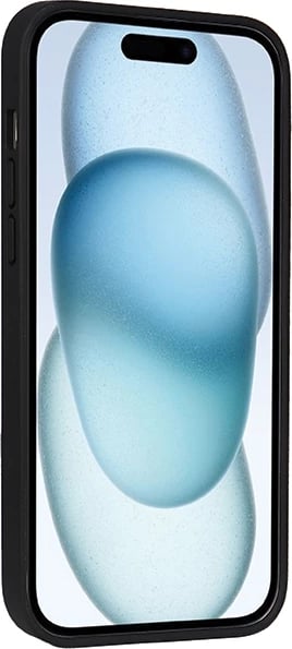 Mbështjellës Audi për iPhone 15 Plus / 14 Plus, MagSafe, lëkurë sintetike, i zi