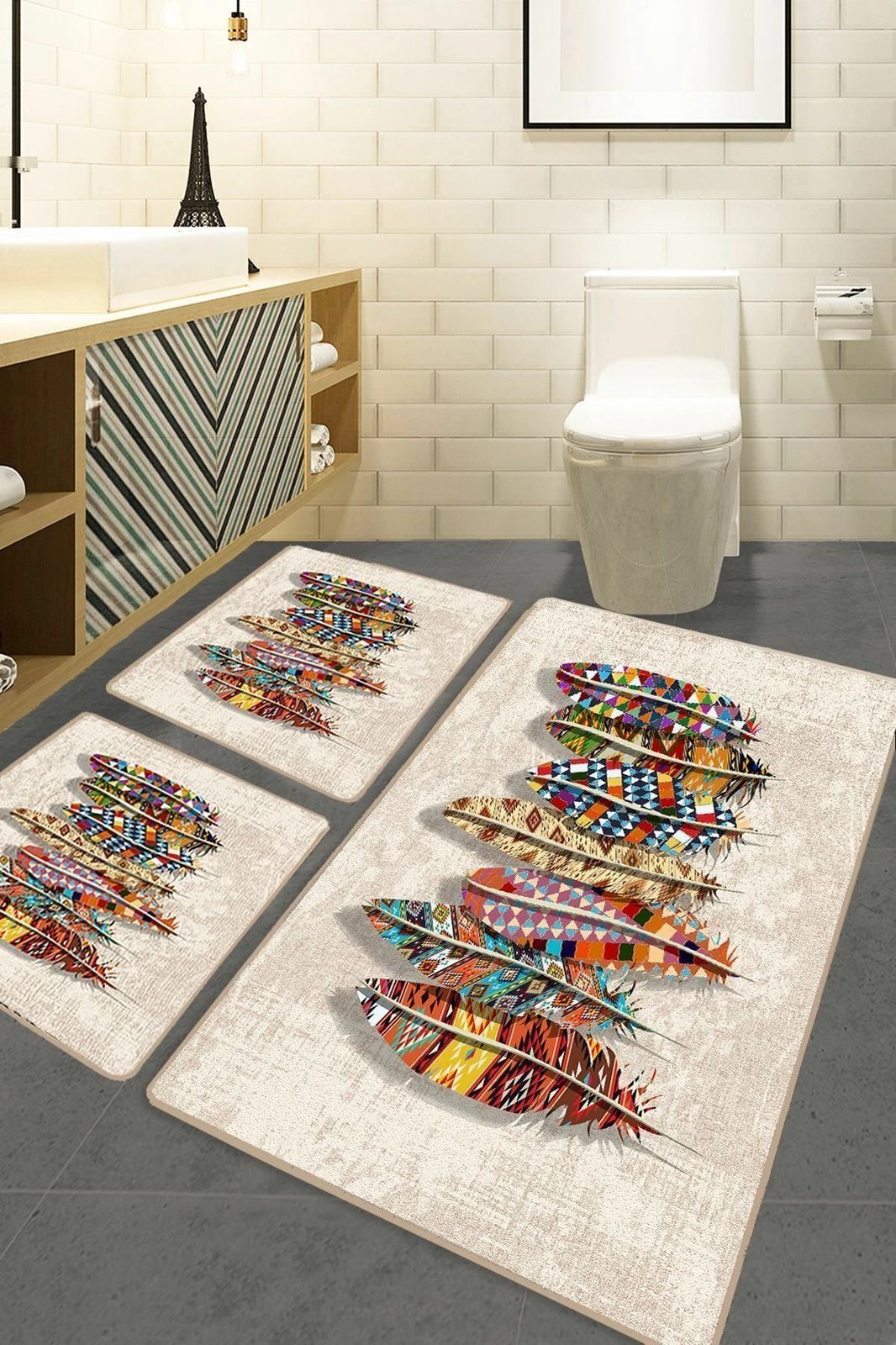 Set tapetash për banjo, 3 copë, Mijölnir, Rovny Set tapetash për banjo, 3 copë, Mijölnir, Rovny