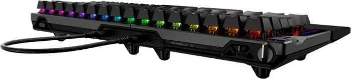 Tastierë gaming Asus ROG Falcata, 75%, RGB, wireless/wired, e zezë