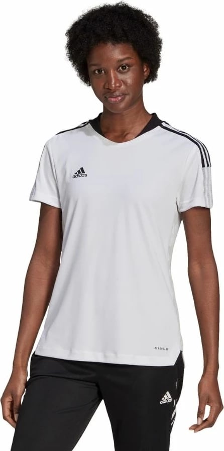 Maicë për femra adidas, e bardhë