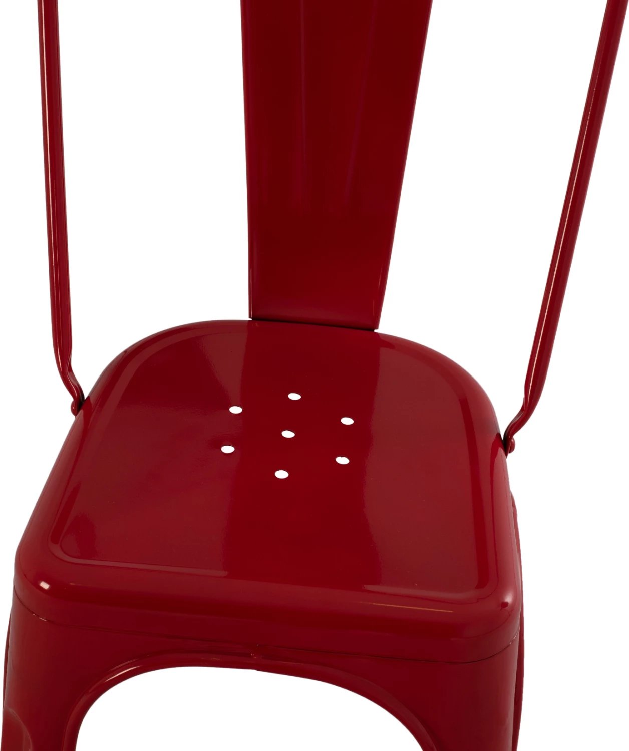 Karrige për ngrënie MELITA-PRO FH8641.44 metalike e kuqe 44x47x84.5Hcm