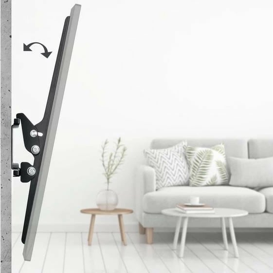 Mbajtëse muri për TV Hama Motion XL, VESA 800x400, për TV 37-75", e zezë