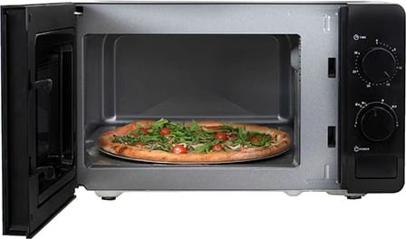 Furre me mikrovalë, Adler, AD 6206, 20 L, 700 W, 6 nivele, defrost, e zezë