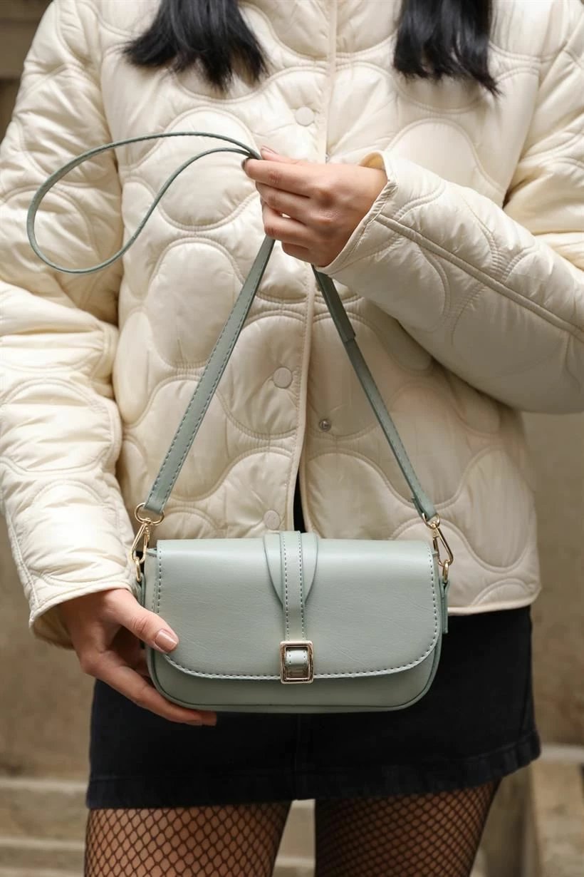 Çantë shpatullës, ngjyrë mint, Zoozie Bags, MK1020022KV10-003