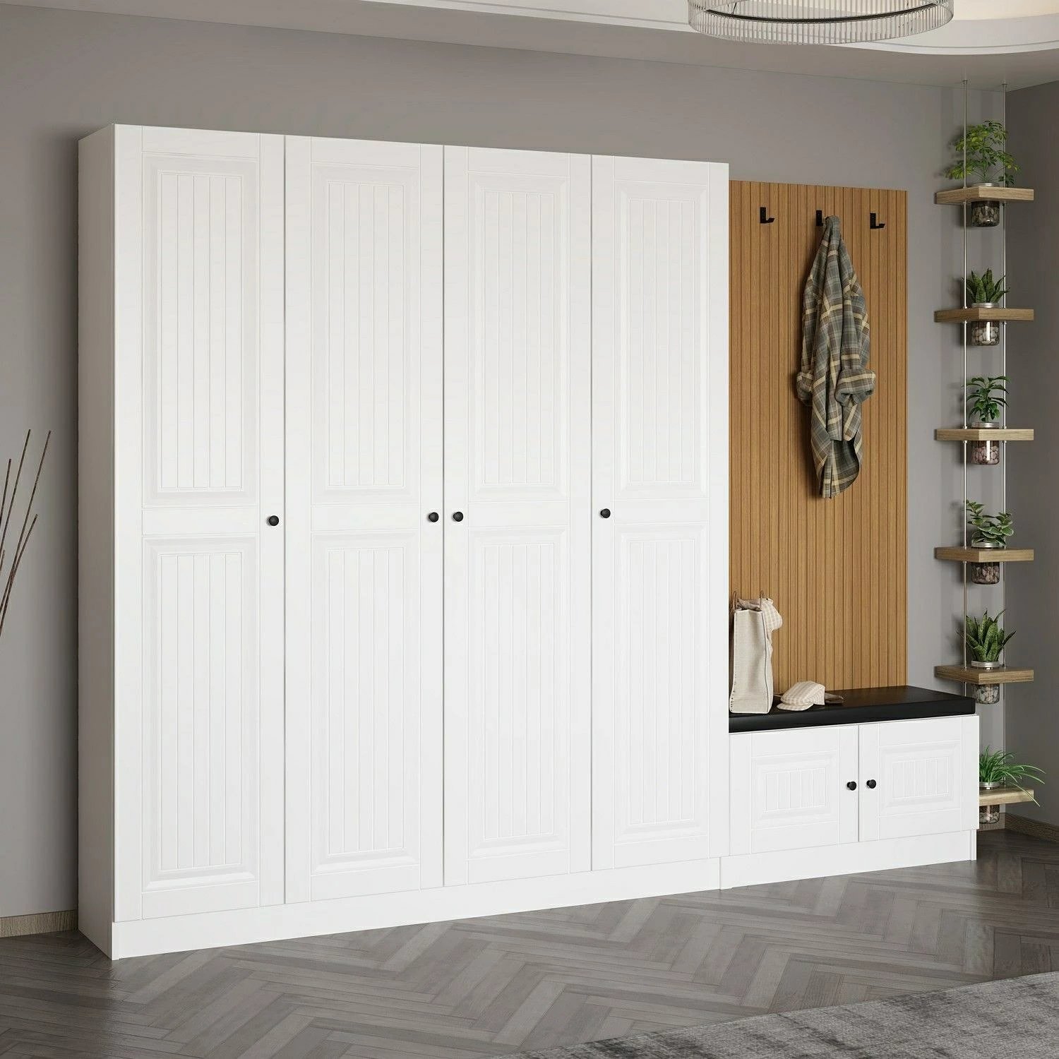 Stendë korridori, ngjyrë e bardhë, Skye Decor, Noah - 8321