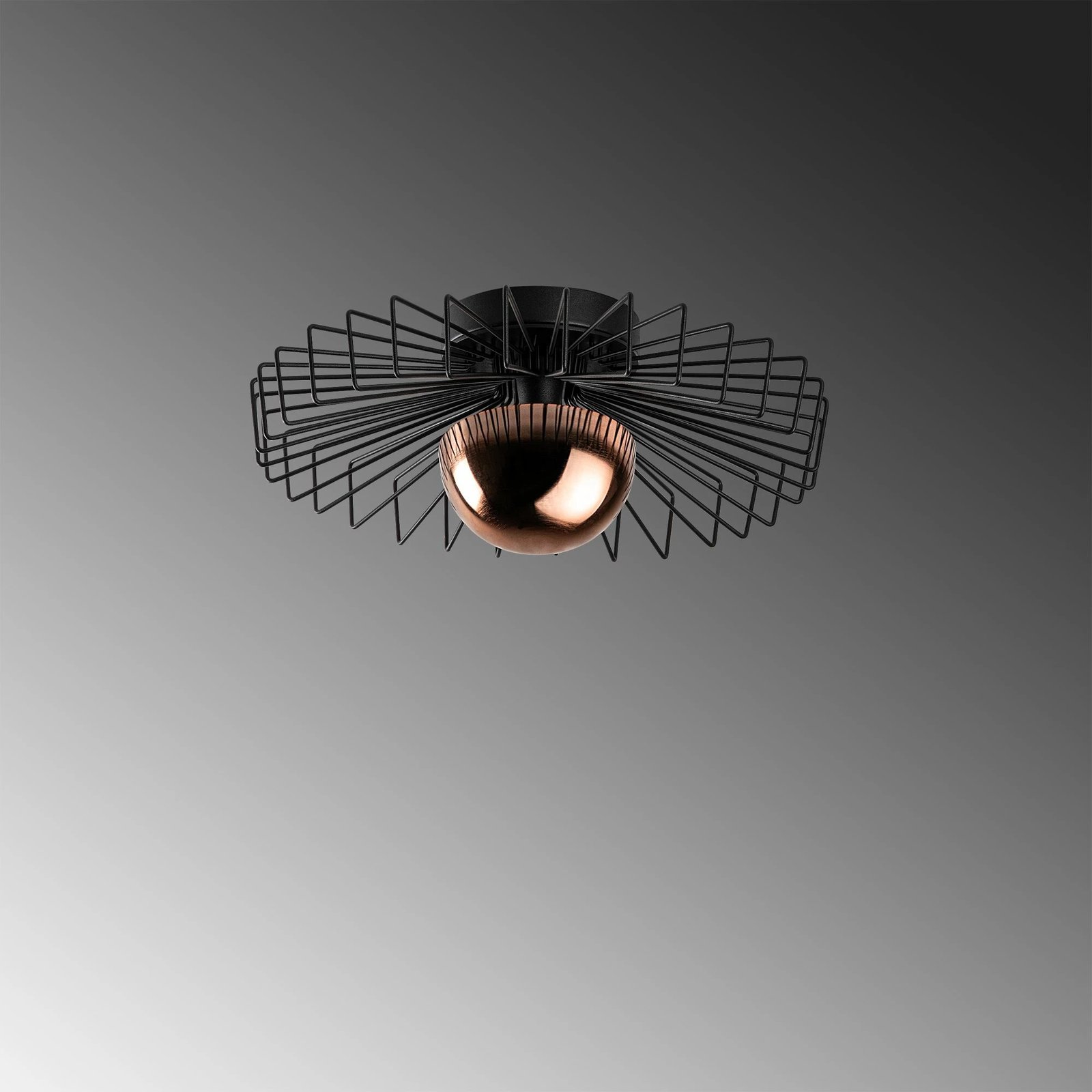 Llambë tavani Opviq Kaya - 15221 - M, metalike, e zezë Llambë tavani Opviq Kaya - 15221 - M, metalike, e zezë