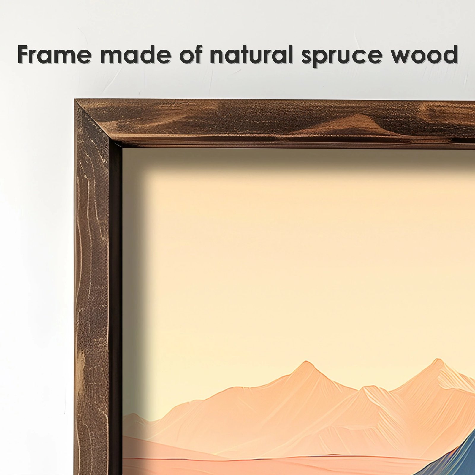 Pikturë dekorative me kornizë, MDF, Wallity, EMR051, shumëngjyrëshe