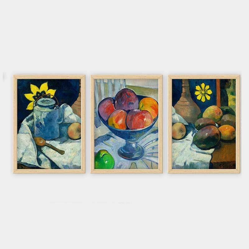 Pikturë dekorative me kornizë (3 copë), Wallity, 3NTC_UN1233904 _3545