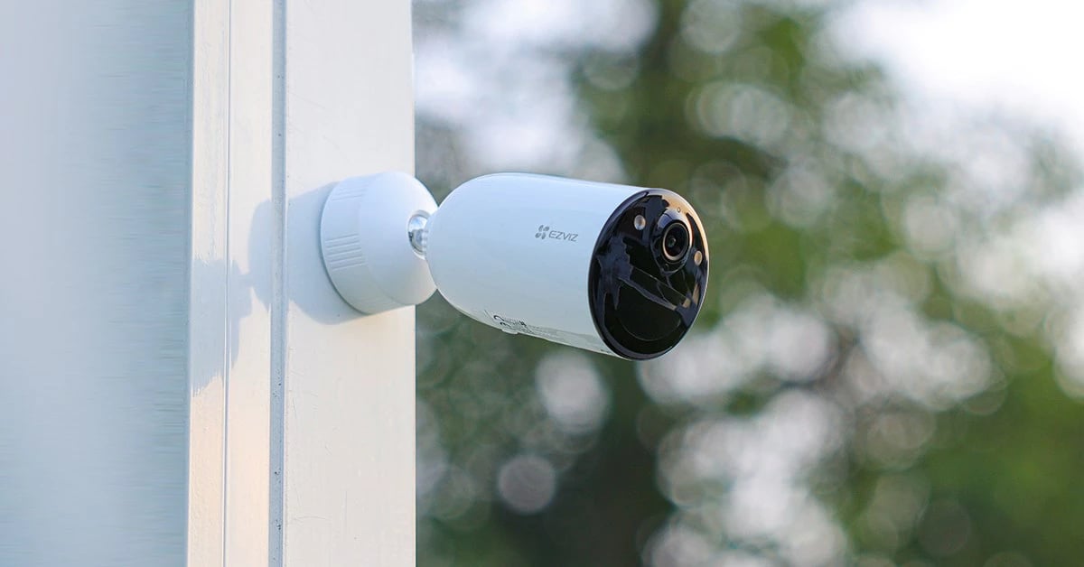 Kamerë sigurie ezviz CB3 Solar Panel Kit 2K, Wi-Fi, 5200 mAh, e bardhë me panel diellor