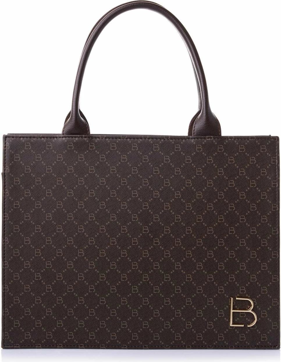 Çantë tote Lucky Bees Mira, ngjyrë kafe