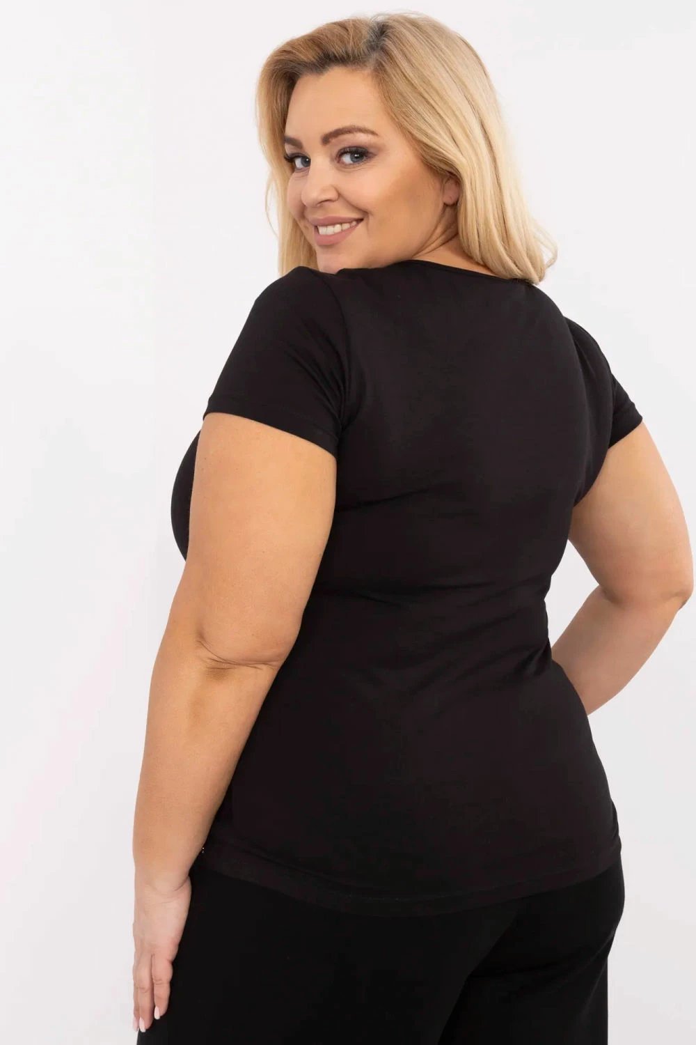 Maicë plus size Relevance 211764 femra, e zezë