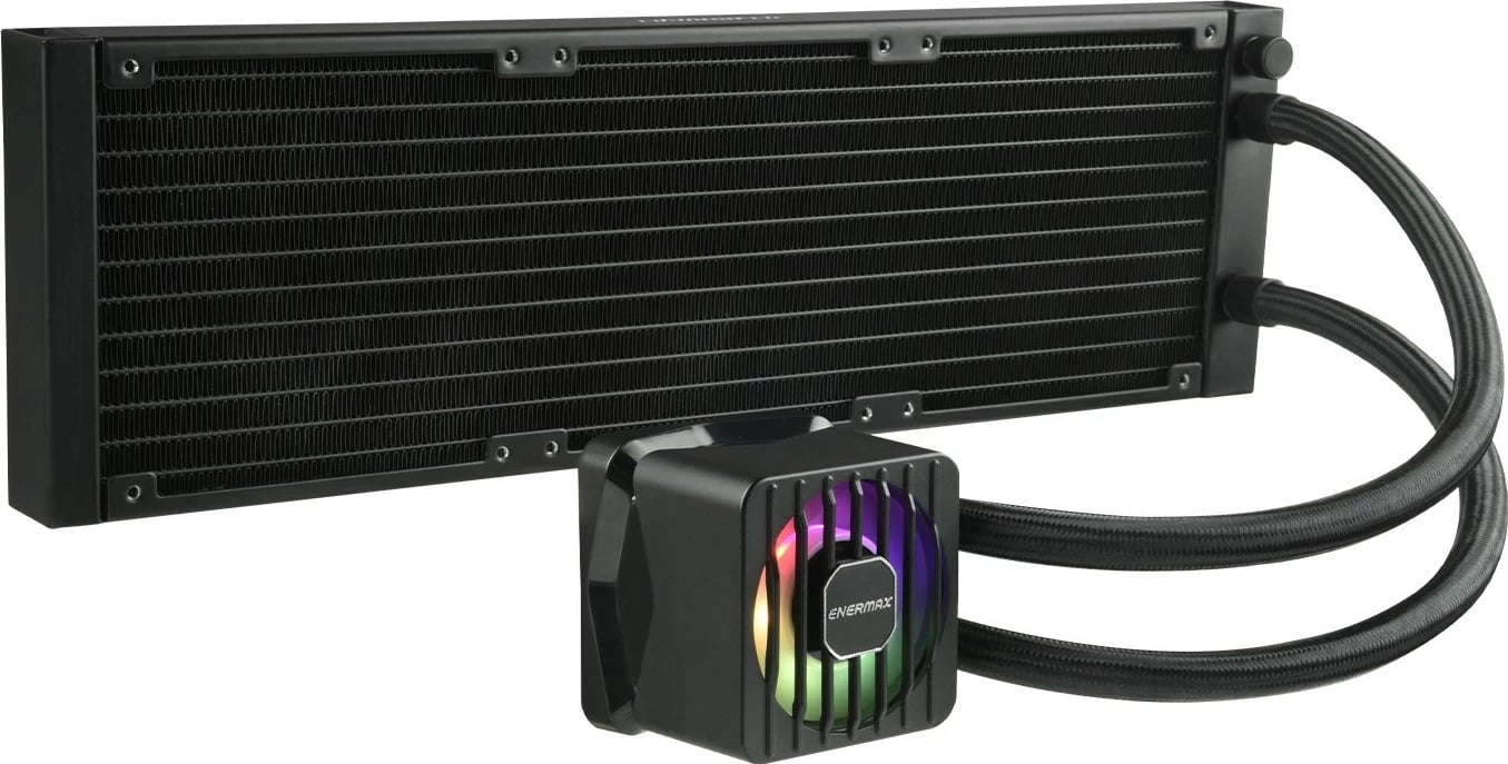 Ftohës uji Enermax LIQMAXFLO SR ELC-LMF360-SF, 360mm, LED, i zi