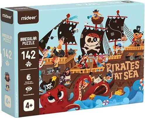 Puzzle Mideer Pirate Ship 142 Pjesë