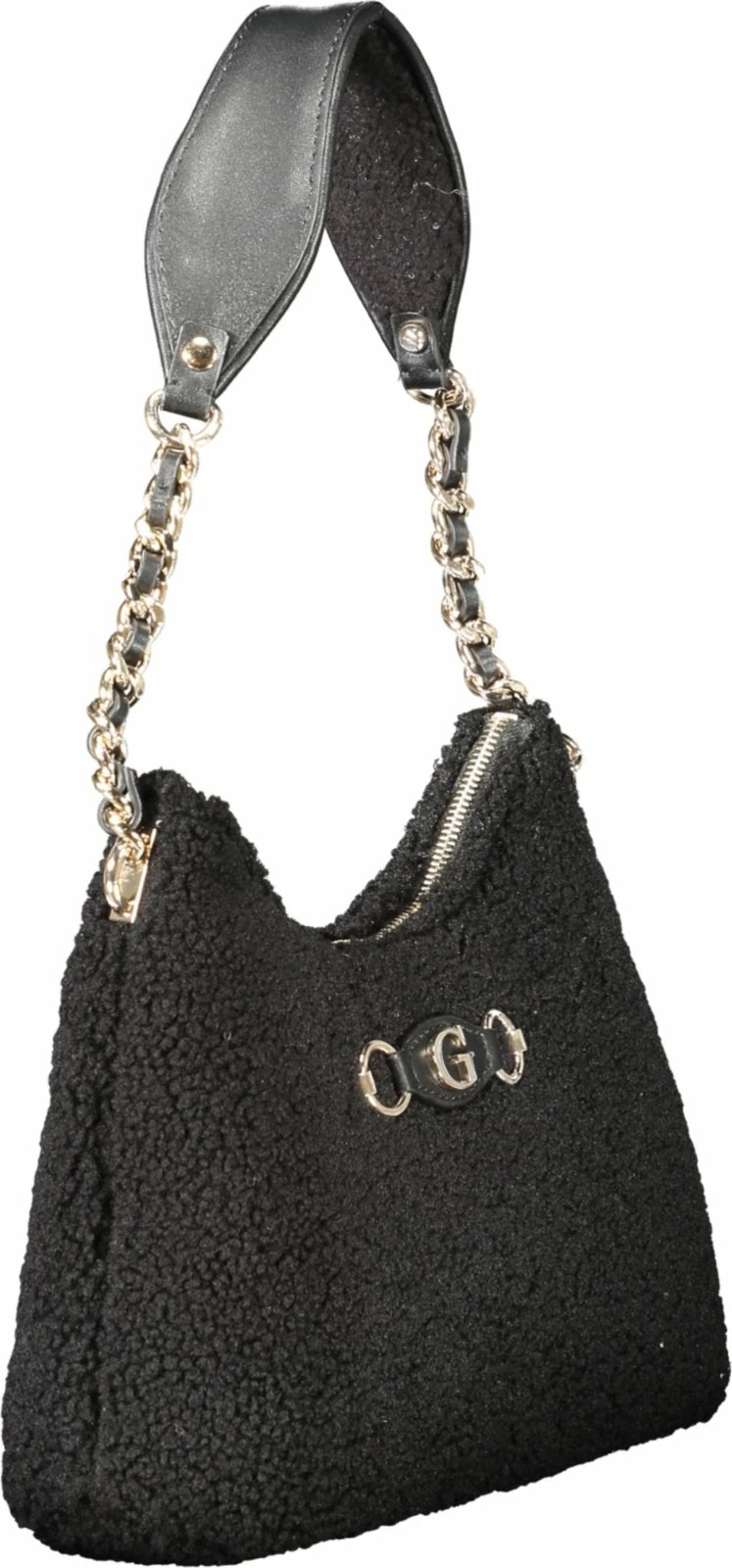 Çantë femrash GUESS JEANS ASLIA, e zezë