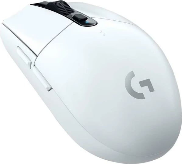 Maus lojrash, Logitech G305 LIGHTSPEED (910-005292), wireless 1 ms, HERO 12,000 DPI, 6 butona, USB nano receiver, e bardhë