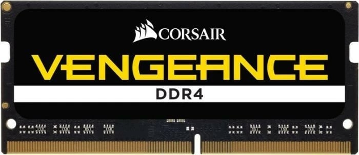 RAM Memorje SODIMM, Corsair Vengeance CMSX8GX4M1A2666C18, DDR4 8GB 2666MHz CL18 për laptop, e zezë, 1x8GB RAM Memorje SODIMM, Corsair Vengeance CMSX8GX4M1A2666C18, DDR4 8GB 2666MHz CL18 për laptop, e zezë, 1x8GB