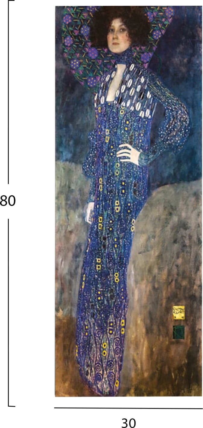 Pikturë muri GOBI, kanavacë e printuar, 30x3x80cm