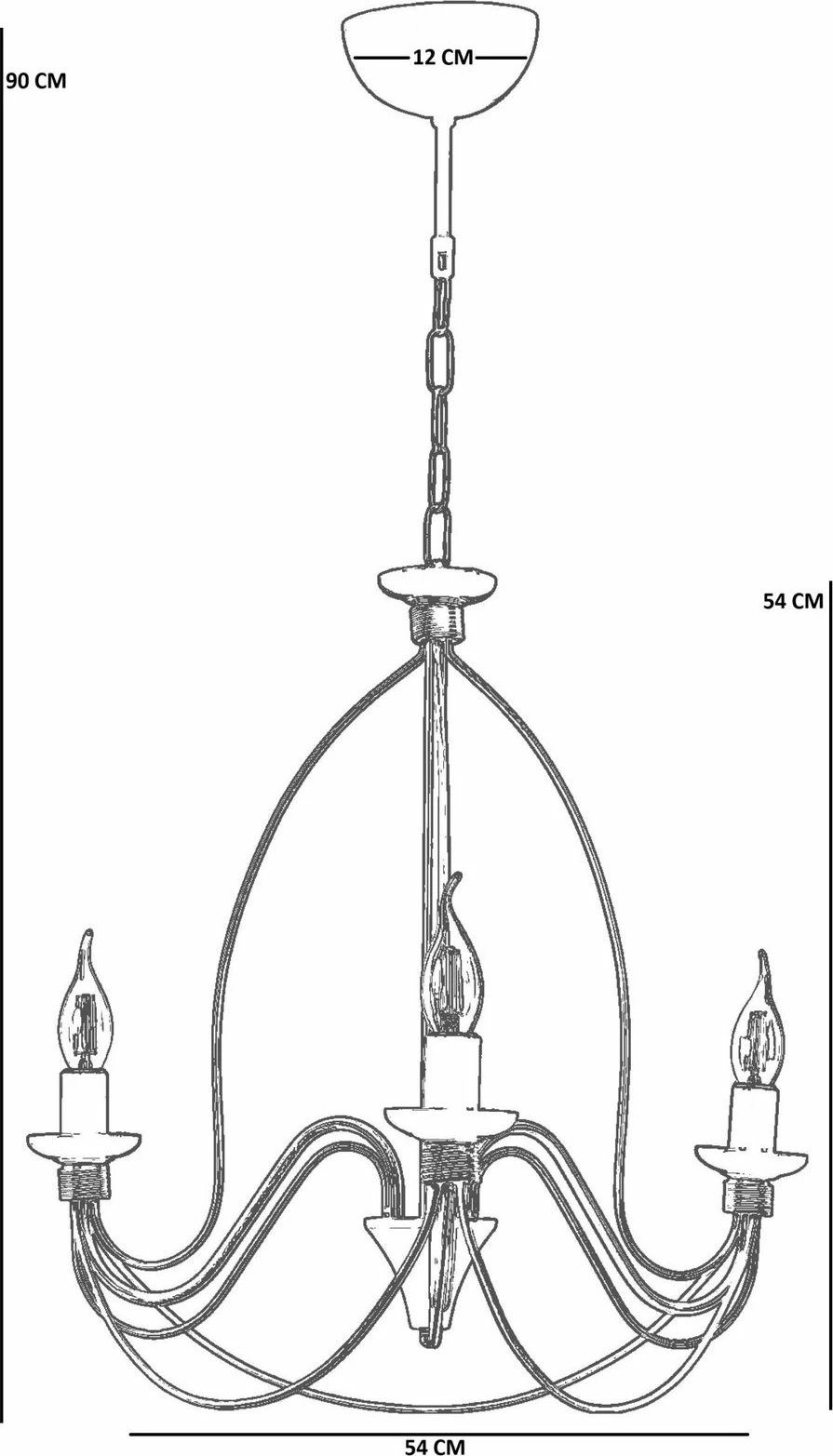 Llambadar Opviq, 8991-3, ngjyrë gri Llambadar Opviq, 8991-3, ngjyrë gri