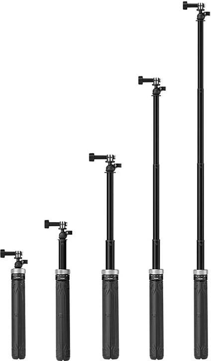 Selfie stick dhe tripod Telesin S1-TSS-01 për kamera aksion, 1.5m, i zi