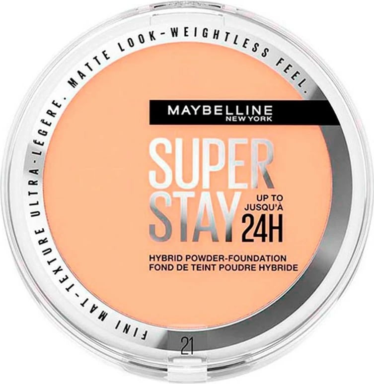 Fondatinë pudër hibride Maybelline Superstay 24h 21, 9g