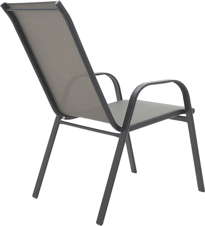 Karrige metalike e grumbullueshme, ngjyrë antracit, 55x75x95cm