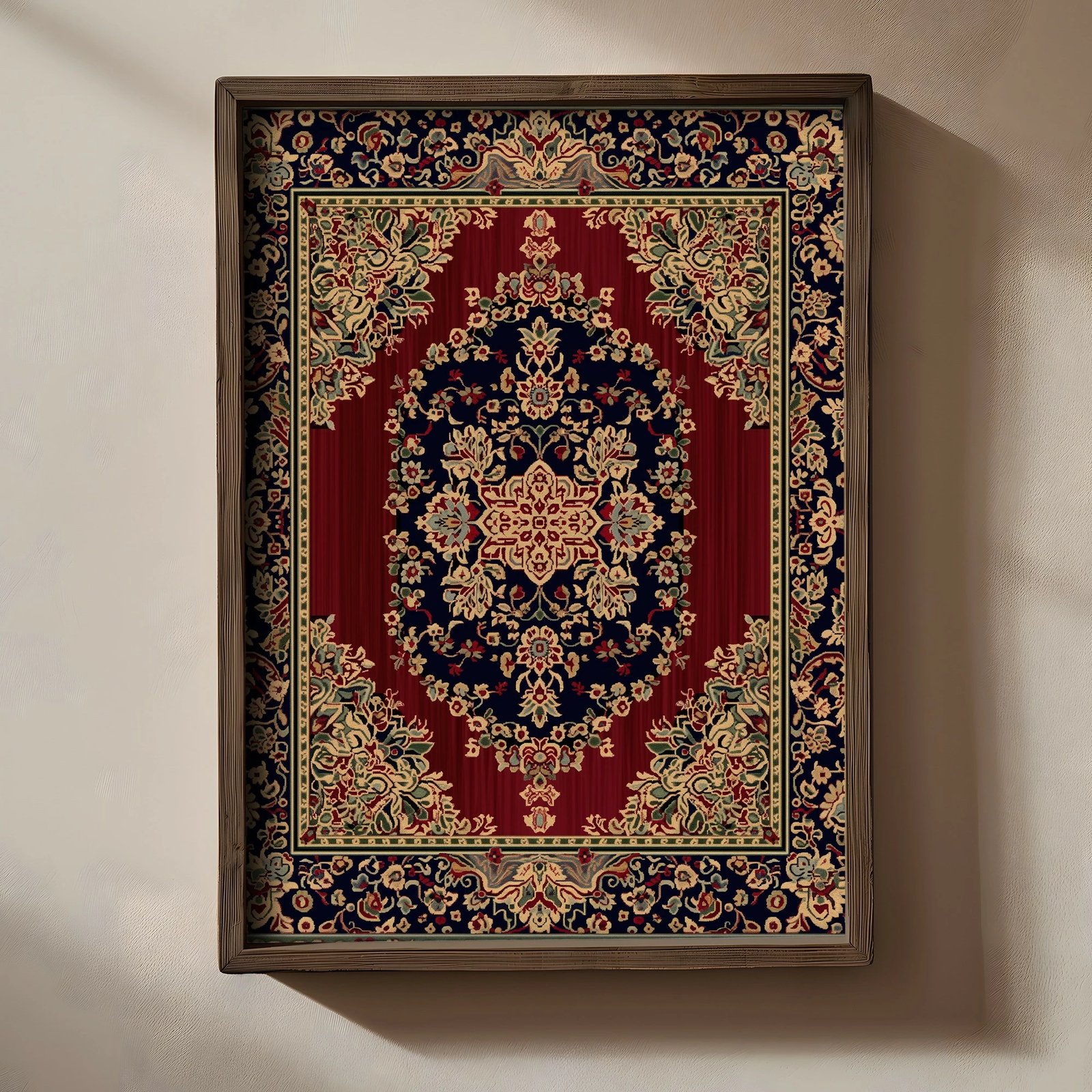 Pikturë dekorative me kornizë MDF, Wallity, TUN083-L, shumëngjyrëshe, 35x47x2cm