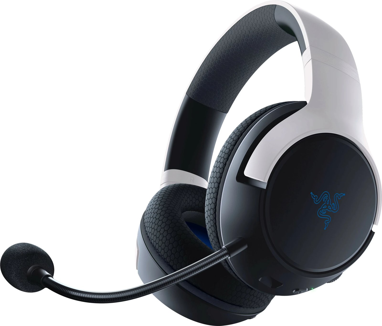 Kufje gaming Razer Kaira HyperSpeed, wireless, Bluetooth, USB-C, bardhë/zezë