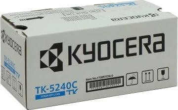 Toner, Kyocera, TK-5240C, rendiment 2400-4400 faqe, linja ECOSYS, Cyan