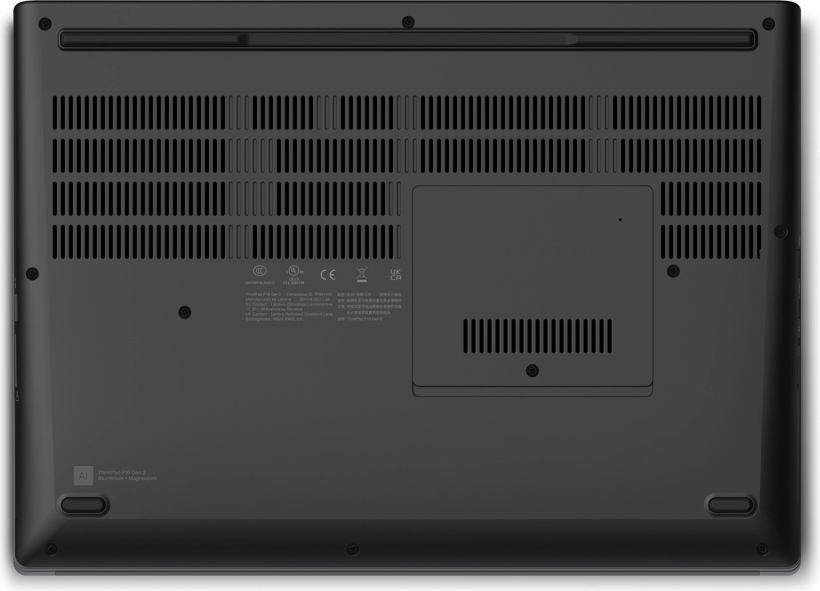 Laptop Lenovo ThinkPad P16 Gen 2, Intel Core i7, 32 GB RAM, 1 TB SSD, Storm grey