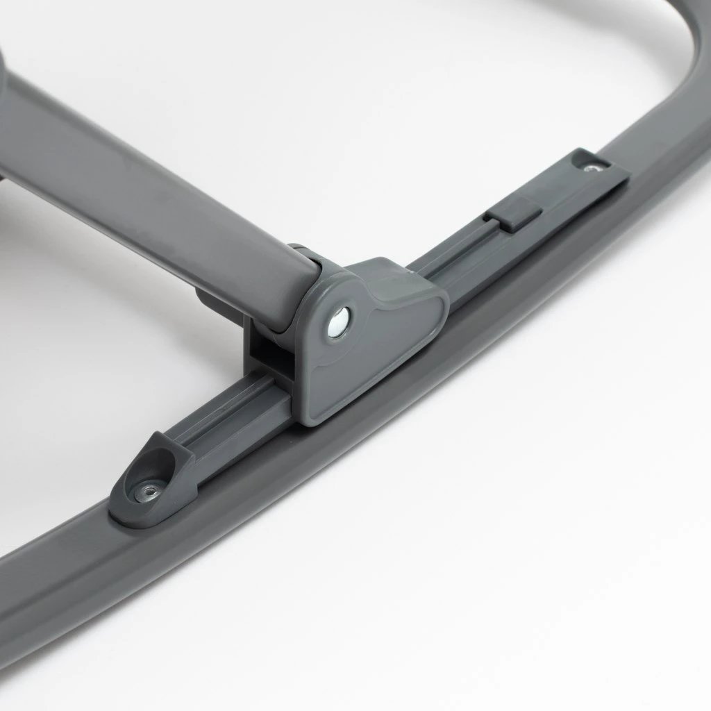 Karrige lëkundëse për bebe, New Baby, Snuggle, me shirit lodrash 3 copa, mbështetëse e rregullueshme, deri 9 kg, gri