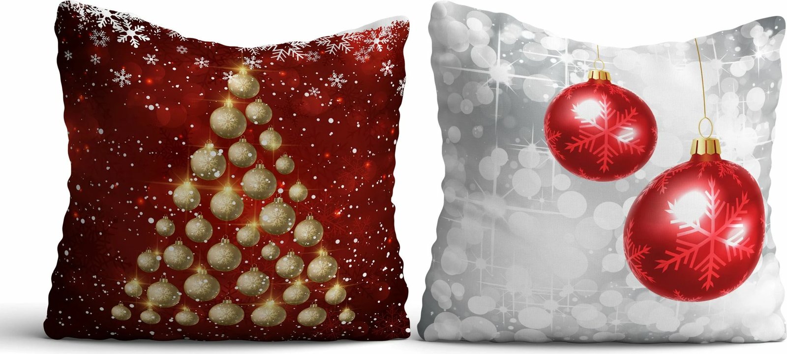 Set mbulesash jastëku për Krishtlindje, 2 copë, shumëngjyrëshe, Evila Originals, PLW-NWYR26 - 4