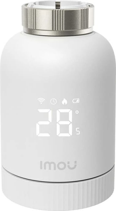 Set kokë termostatike smart IMOU KIT-TRV1-EU-2 me gateway ZigBee dhe 6 adaptera, Bardhë Set kokë termostatike smart IMOU KIT-TRV1-EU-2 me gateway ZigBee dhe 6 adaptera, Bardhë